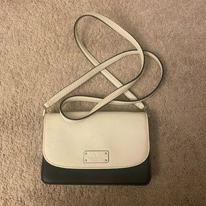 Kate Spade Black and white cross body